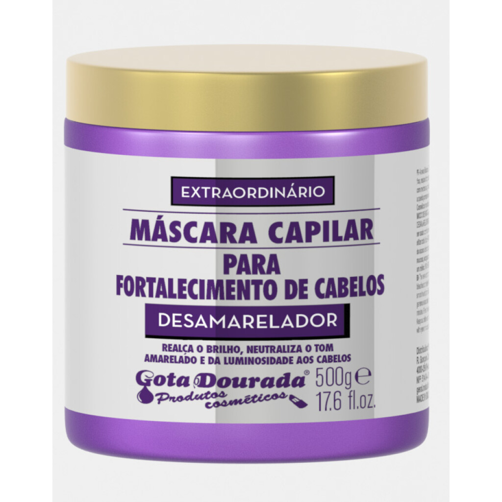 Mascara capilar "EXTRAORDINARIO" DESAMARELADOR 500G
