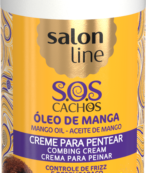SOS CACHOS CREME PARA PENTEAR OLEO DE MANGA 300ML SALON LINE