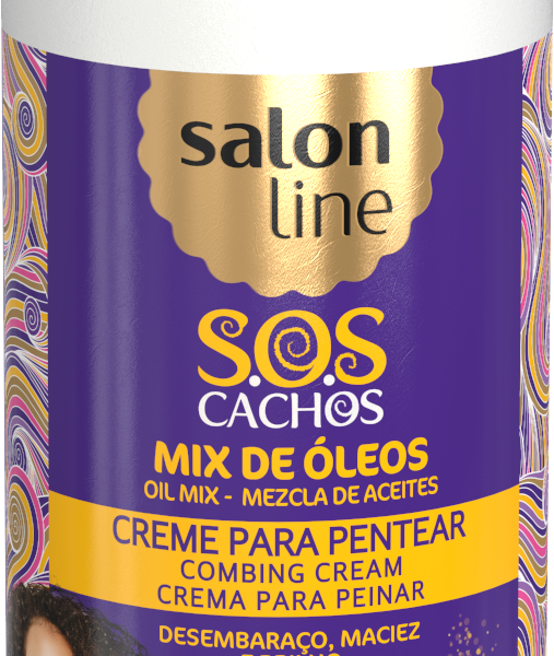 SOS CACHOS CREME PARA PENTEAR MIX DE OLEOS 300ML SALON LINE