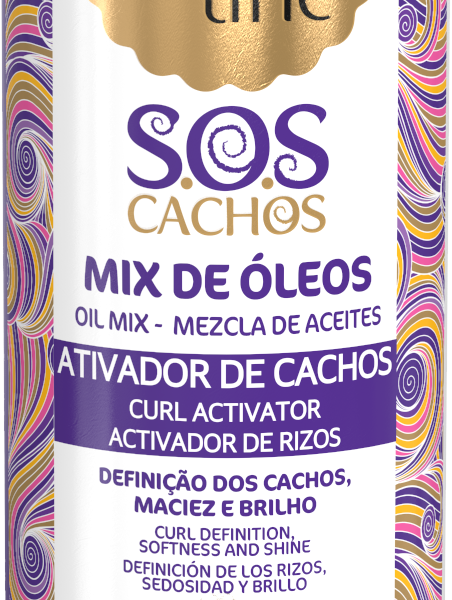 SOS CACHOS ACTIVADOR DE CAHOS MIX DE OLEOS 300ML SALON LINE