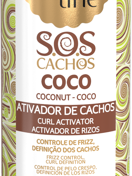 SOS CACHOS ACTIVADOR DE CACHOS COCO 300ML SALON LINE