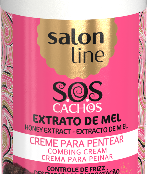 SOS CACHOS CREME PARA PENTEAR EXTRATOS DE MEL 300ML SALON LINE