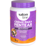 CREME PARA PENTEAR Brilho Intenso 1KG SALON LINE 