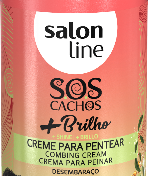SOS CACHOS CREME PARA PENTEAR +BRILHO 300ML SALON LINE