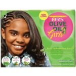 ORS Olive Oil Girls No Lye Conditioning Hair Relaxer System Défrisant Enfant Sans Soude À L'huile D'Olive