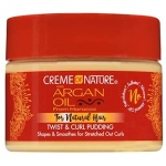 Creme Of Nature Argan Oil Twist&Curl Pudding Crème Volume Boucle 326g